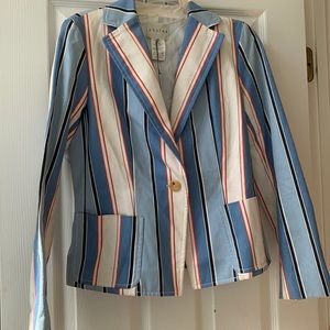 Celine Vintage Striped Blazer Sz 40